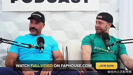 Brazzers - Valentina Nappi Takes Two Cocks After Podcast