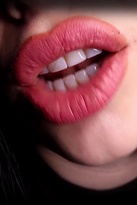 Cum with me everyday during 1 month! Day 7 - lip tease & worship