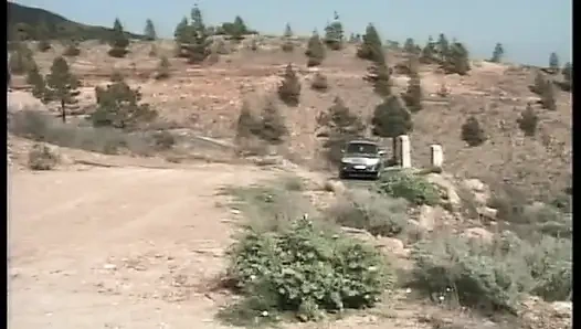 Bazı sürücülere yarağı dava eden olgun sürtükler için yolda seks