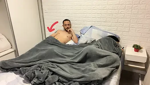 Wife had to share hotel bed with husband's stepsister