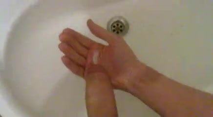 cum in my hand