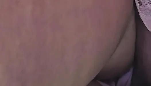 Almost Seen When Creepy Stranger Guy CUMS Hard Inside Girl's Panties Under Her Skirt on Public Bus