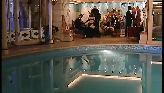 Italian Vintage Orgy and Double Penetration in Crazy and Dreamlike Fuck