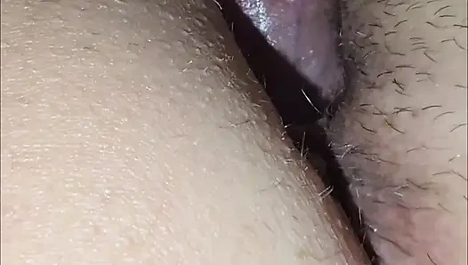 Yüzüme geldi ve ona sıcak bir döl verdim