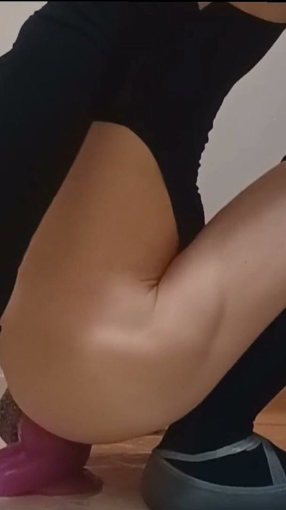 Sissy-Kuroko LongDress Anal Dildo | Clip 1