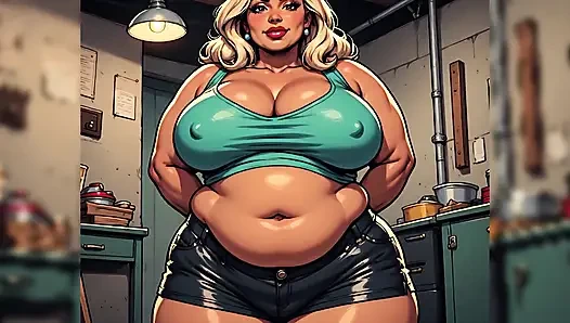 BBW molliges schätzchen-kunst