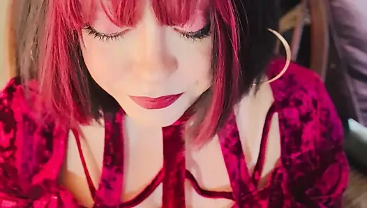 Velvet и Сигареты! Tina Snua Chain курит 2 пробки 100 сигарет - дрейфующая OMI OME Snap вдыхает курильщицу