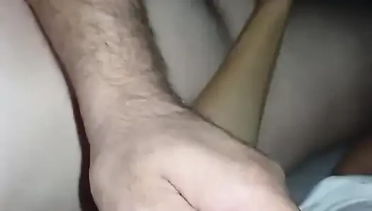 It ends on her nipples, a long time for viewing