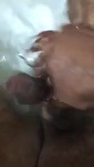 In bath tub