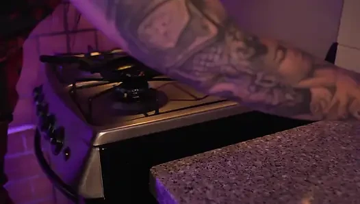 Fucking the Gothic Girl in the Kitchen