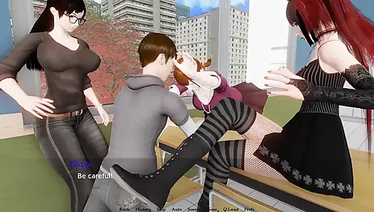 Наблюдаю за горячей милфой в душе - связанная похоть No2 - геймплей