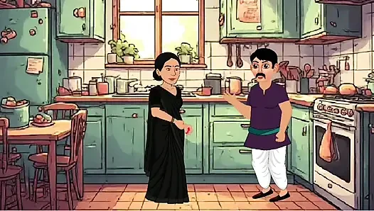 Cheating housewife with her bestfriend and her husband