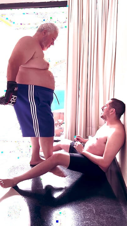 Daddy Boss Boxer Gutpunching Me