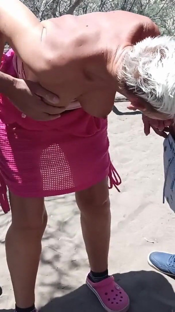 Epic moment from "CoraBitch in the dunes of Maspalomas in Gran Canaria"