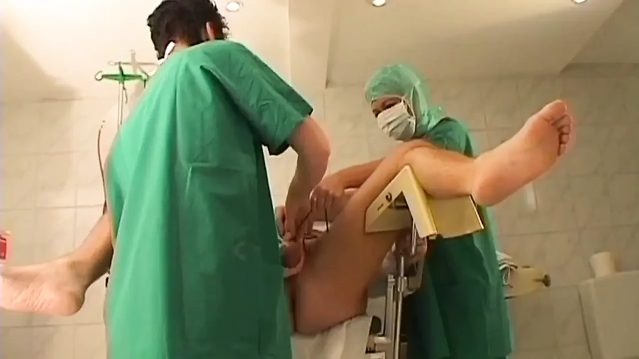 Naughty Nurse Spreads Wide for Deep Anal Pounding