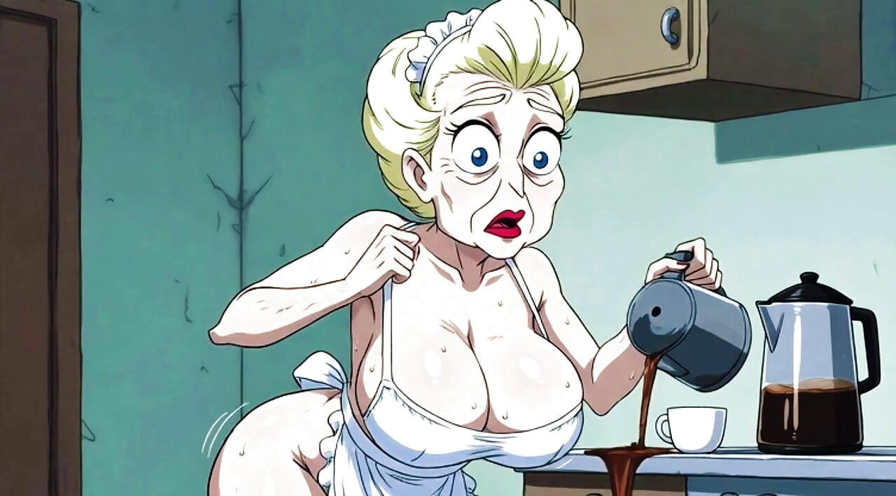 Ai Matures in Kitchens with Big Tits
