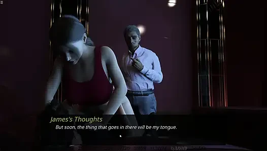 Emily Having Sex With Her Husband In Theatre Caught By James Then He Fingers Her Asshole