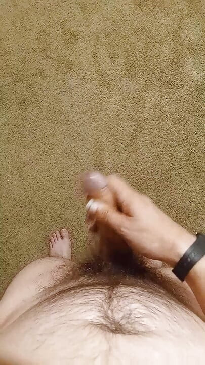 I masturbate my penis in my apartment