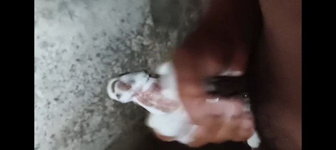 Man big cock man solo hand job