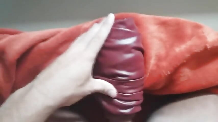 Cumming i læder fleshlight