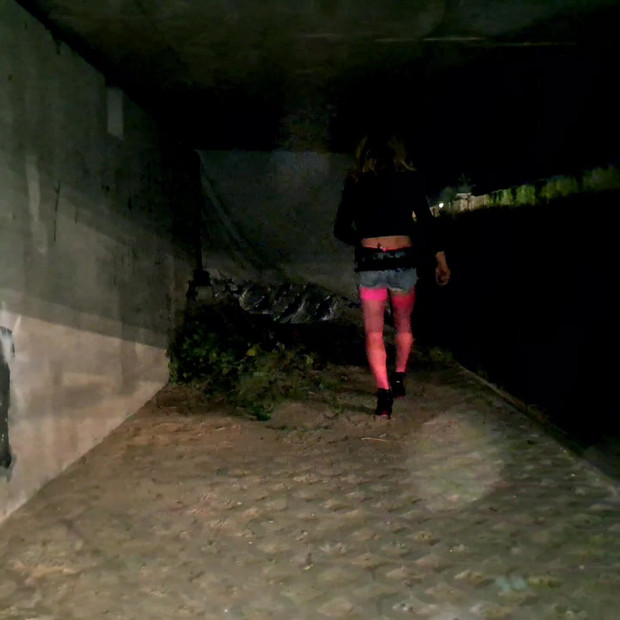 In the evening, under the bitch viaduct