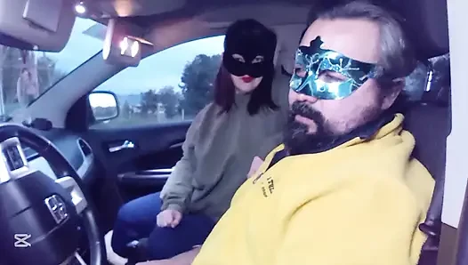 Face slapping in the Car