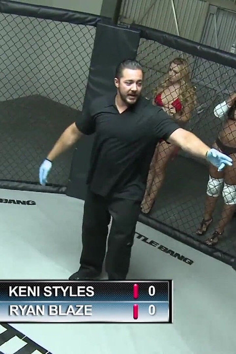 Blonde ring girl only fucks winners