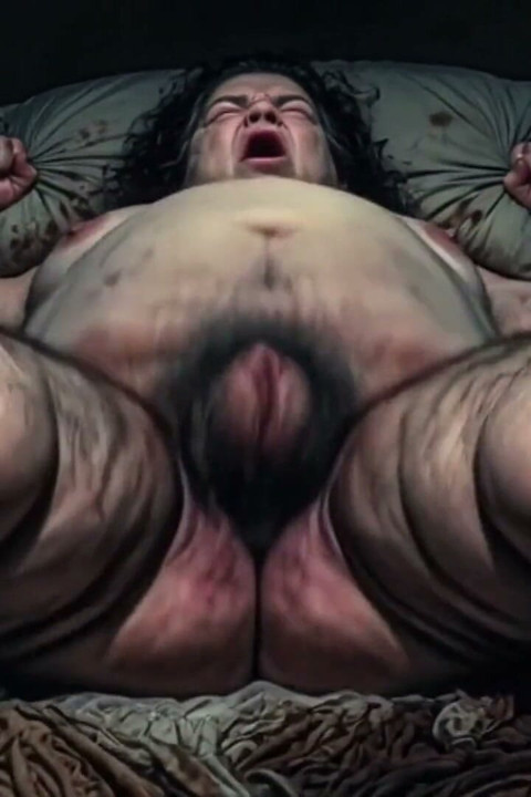 Horny Fat BBW Hairy Pussy Solo Masturbation - Moaning Wet Bush Orgasm