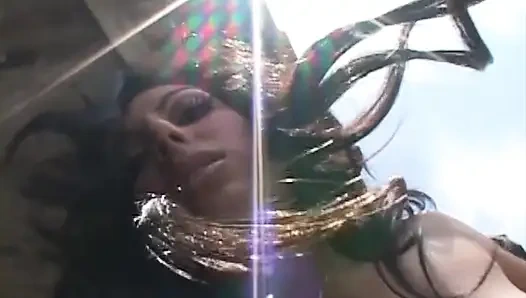 Wet Lesbians Best Friends Play with Strapon