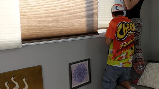 Voyeurs Masturbating to People Outside Window