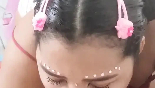 Mein Gott, ich habe einen unübersichtigen ehemann, aber ich mag ihn so, er kam von einer reise und lässt mich seinen riesigen schwanz lutschen, oder?