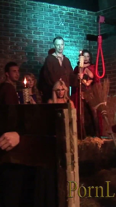 Babes with huge tits fucking in a church barn | Clip 1