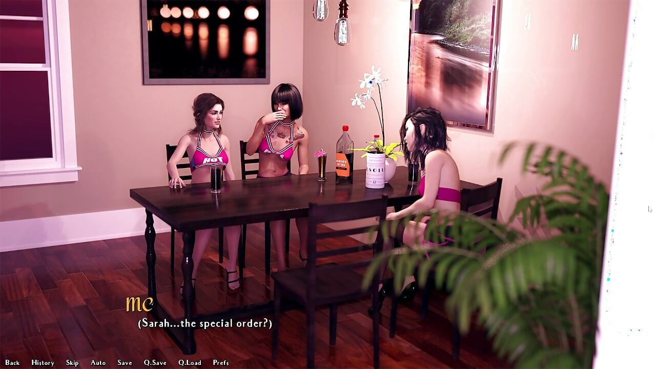 Sarah ep 1 - trío de paja con pie caliente con Sarah y amigos termina con Sarah follada duro