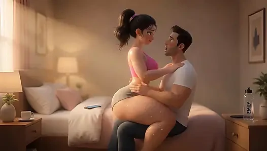 "Dari gemuk & diabaikan untuk menggoda kontol semok - transformasi pelacurnya" ep3