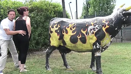 Great Fuck with the Cow Carolina