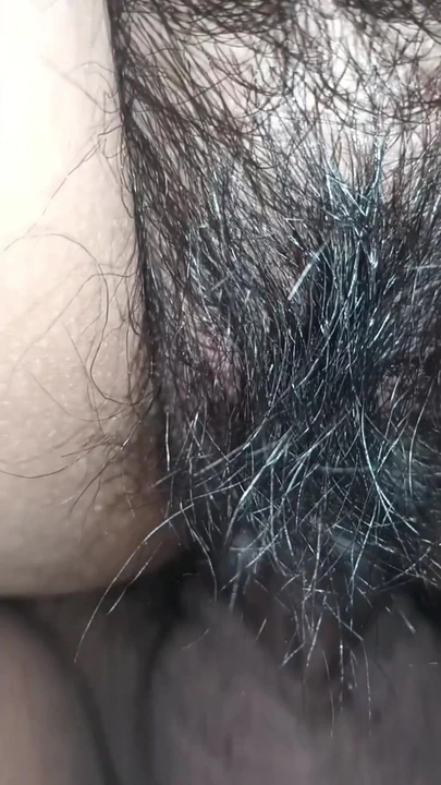 Stunning moment from "Close up view on a hairy and creamy pussy"