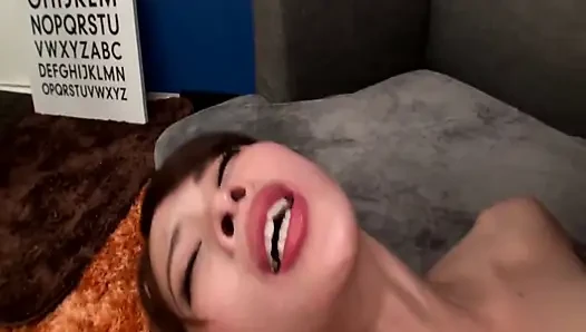 Cum Craving Takes Over. Addicted Beauty Devours Every Drop in a Frenzy!