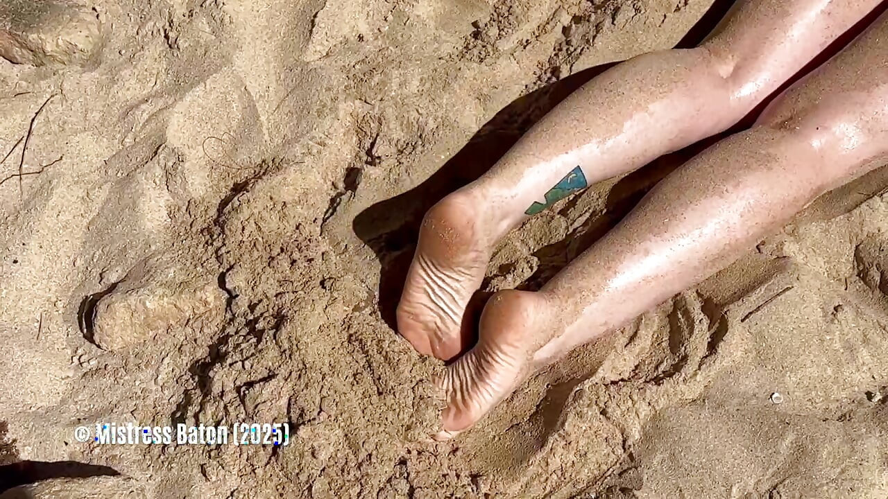 Foot Worship on the Beach. Summer Holiday in South Africa Part 2