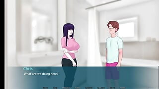 dabby and anon make hot romantic seen in summertime saga part 3