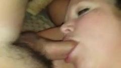 Fucking her face and cumming in her mouth