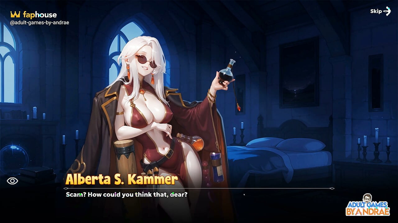Isekai: Waifu Overlord Herní část 17 - Alberta S. Kammer 3 H-scény (šukání koz, zezadu a cowgirl)