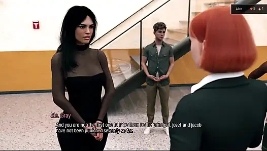 Alice a Hard Life #3 - Mrs. Gray Went to See Alice, Lily Wanted to Go Down on Alice While Liam Walked In