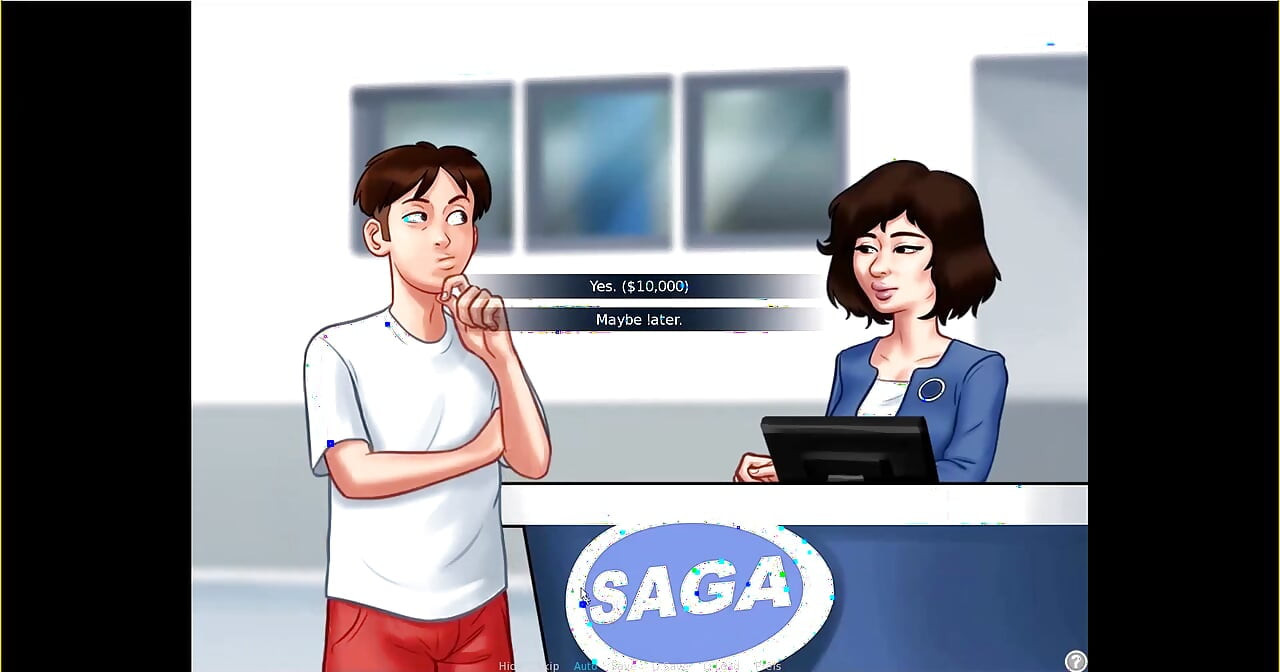 Summertime saga - Josephine gave Johannes a blowjob behind the counter ... Johannes fucked Tina