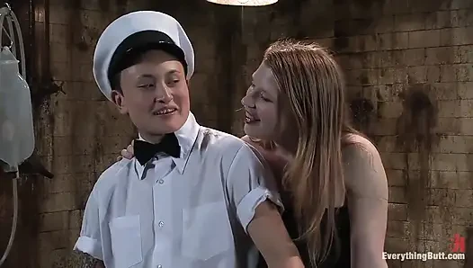 Madison, Anally Fucked by the Milk Man