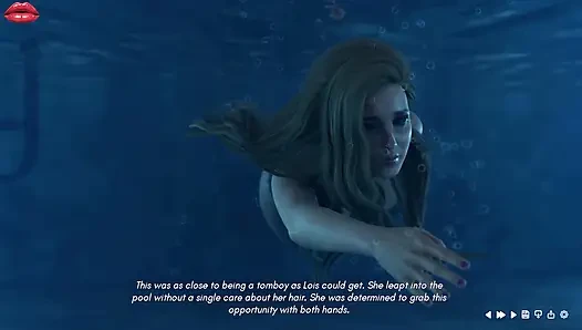 Mrs Denvers 17 Wanda and Lois Spend Quality Time Together in Swimingpool