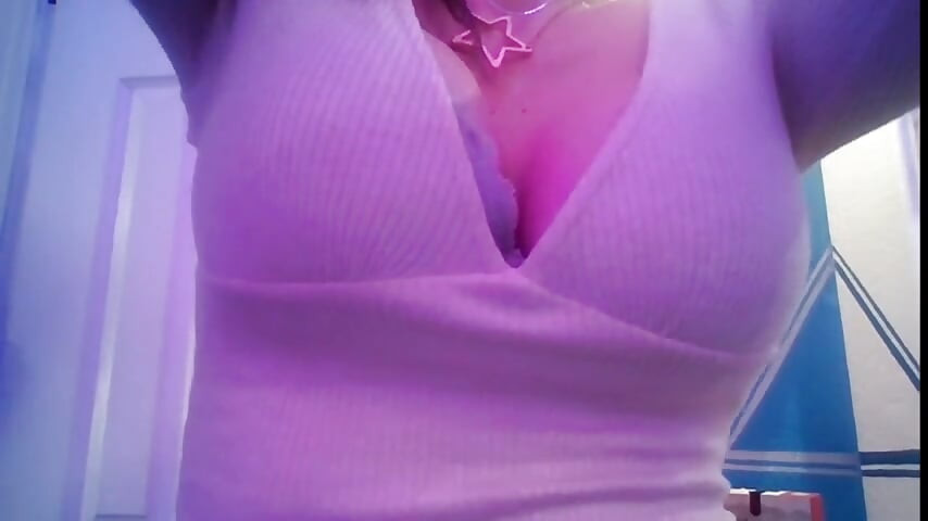 Horny Girl Rubs Her Pussy When Mans Not Looking