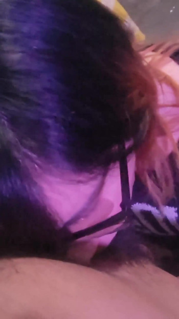 Stunning moment from "Crystal Phoenix blowjob and deepthroat BWC"
