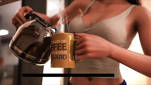 Stepbro Caught Stepsister Shaking Big Ass In Kitchen