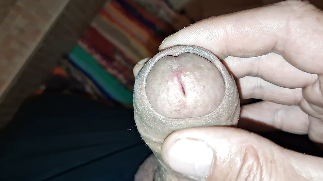 I jerk my cock out of my house