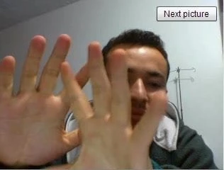 straight guys feet on webcam - latin feet